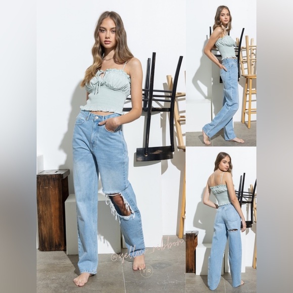 NEW Jenny Smocked Cami Top - Picture 3 of 9